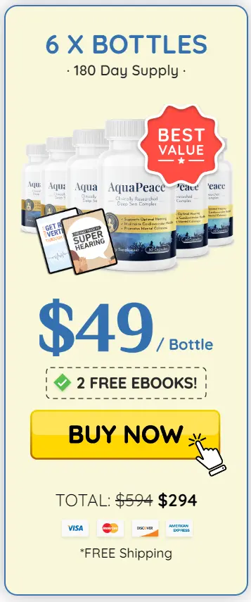 AquaPeace - 6 Bottles